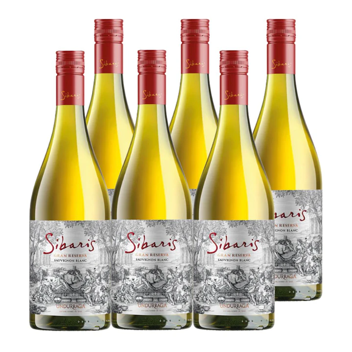 6x Vino Sibaris Gran Reserva Sauvignon Blanc 750cc 1