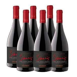 6x Vino Undurraga Sibaris Black Series Syrah Carignan Grenache 750cc