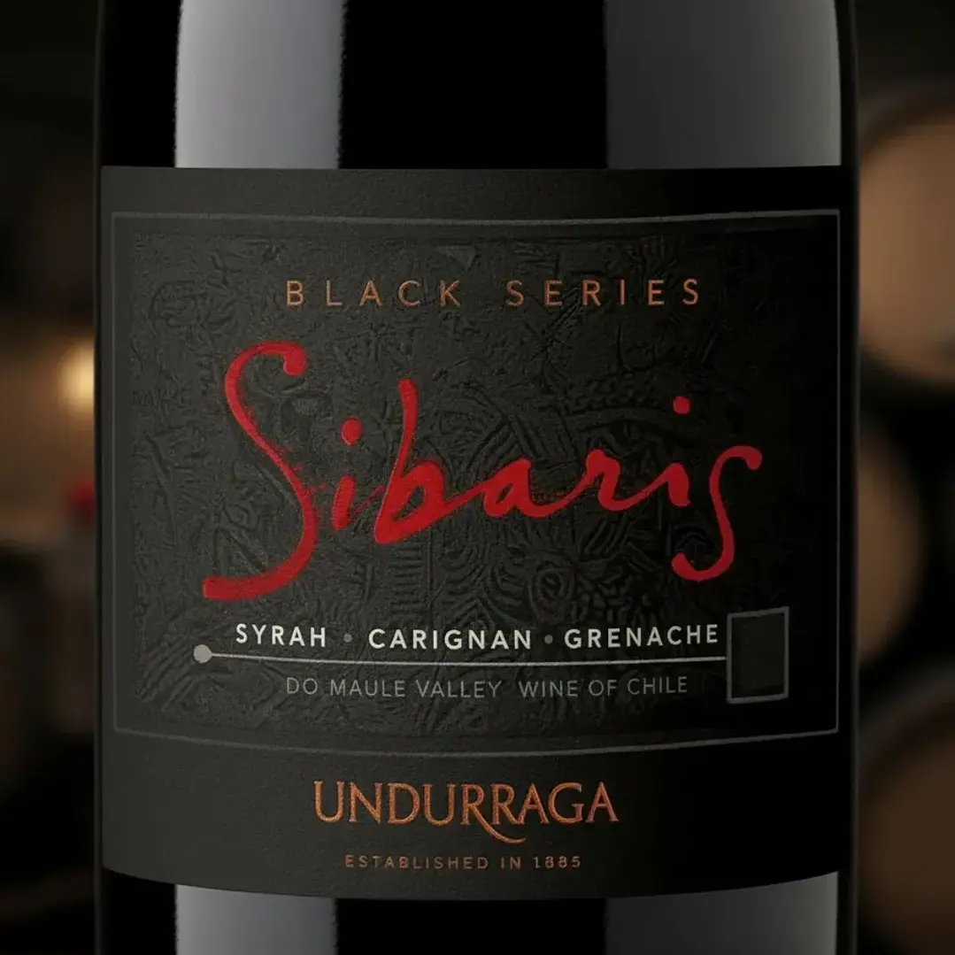 6x Vino Undurraga Sibaris Black Series Syrah Carignan Grenache 750cc 3