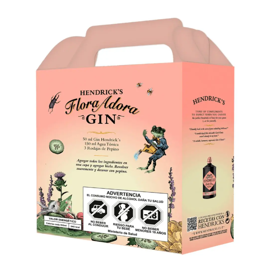 Pack Gin Hendricks Flora 700cc + Copa de Regalo 2
