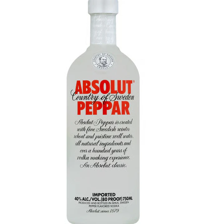 Absolut Vodka Peppar 750 ml 1