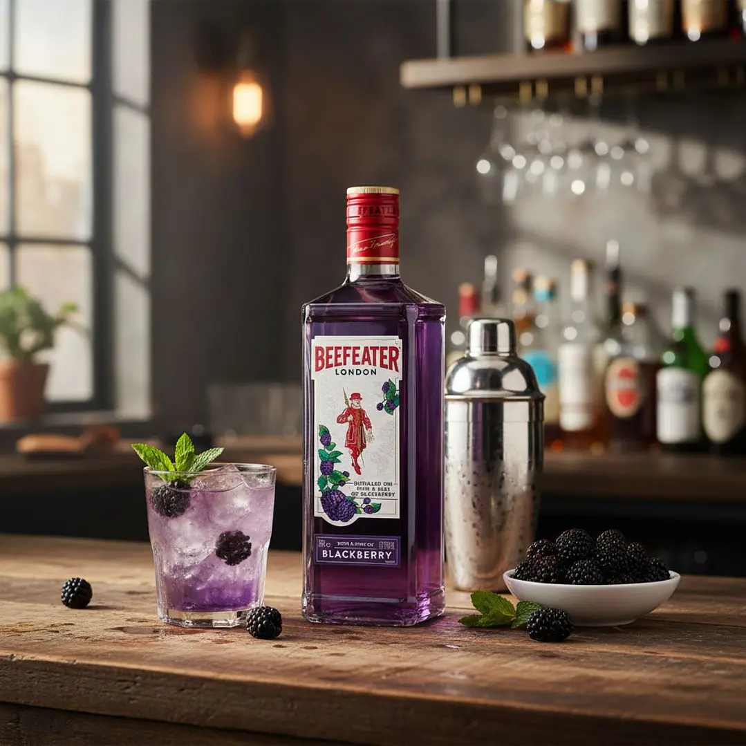 Gin Beefeater London Blackberry 13.9° 700cc 4