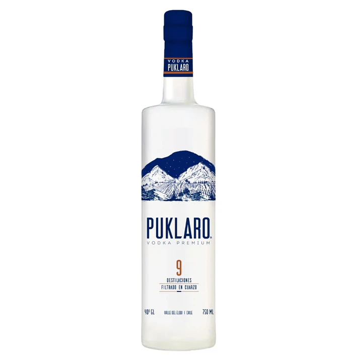 Vodka Puklaro Premium 750cc. + Vaso 4