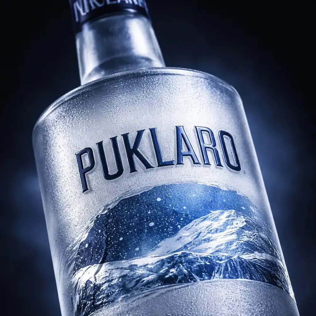 Vodka Puklaro Premium 750cc. + Vaso 5