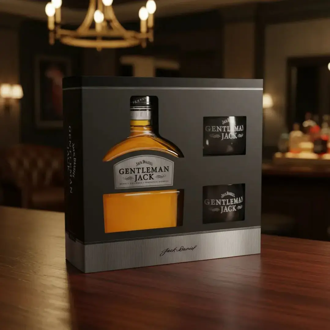 Pack Gentleman Jack 750cc + 2 Vasos Exclusivos - Regalo Ideal 4