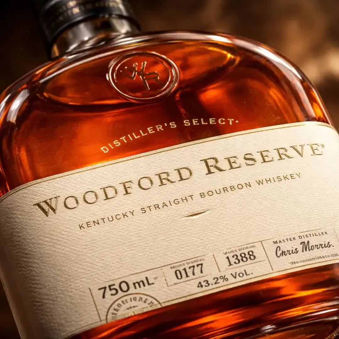 Pack Whisky Woodford Reserve 750cc + Vaso Whisky 3
