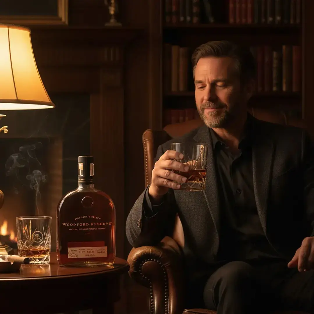 Pack Whisky Woodford Reserve 750cc + Vaso Whisky 4