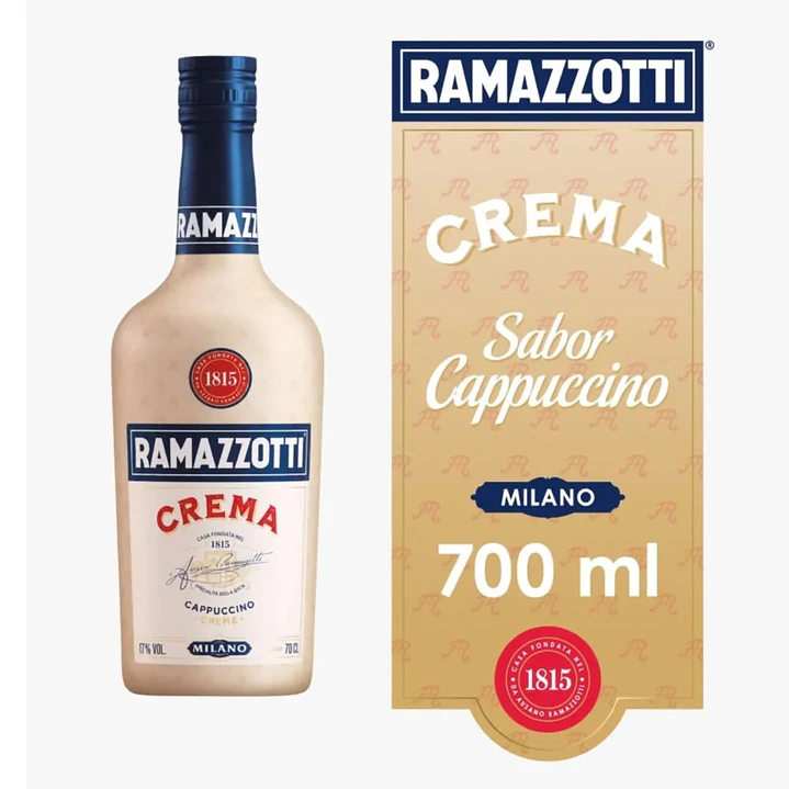 Licor Crema Ramazzotti Cappuccino 17° 700cc 1