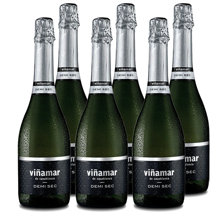 X6 Espumante Viñamar Demi Sec 750ml  1