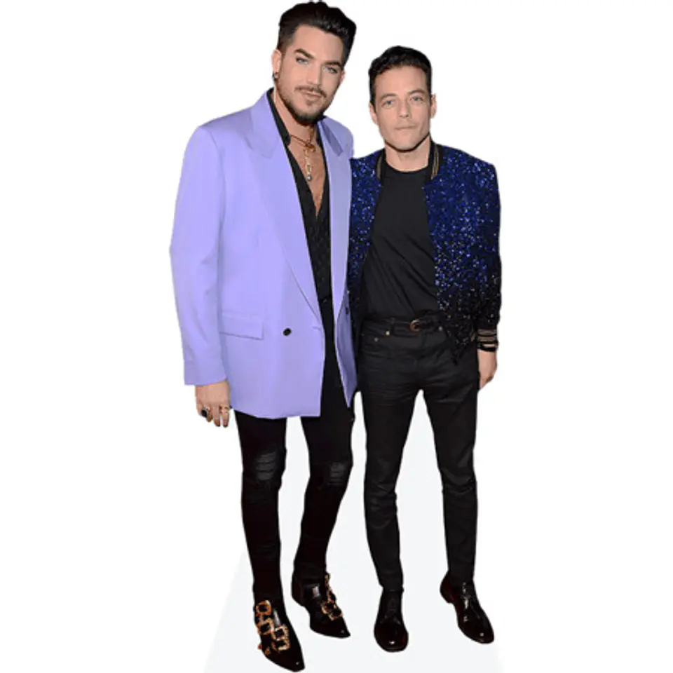 Adam Lambert And Rami Malek 1