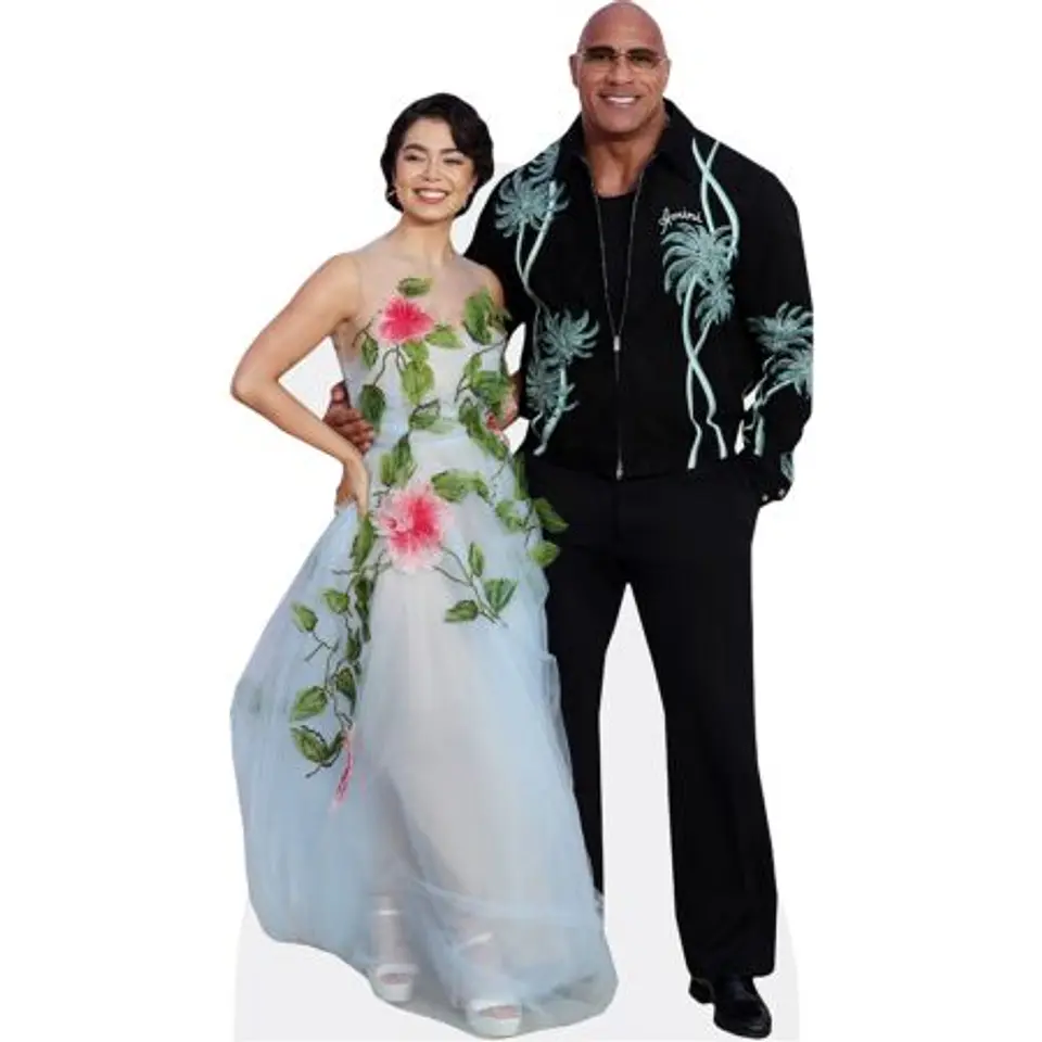 Dwayne Johnson And Auli'i Cravalho 1