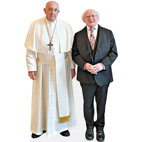Pope Francis And Michael D. Higgins