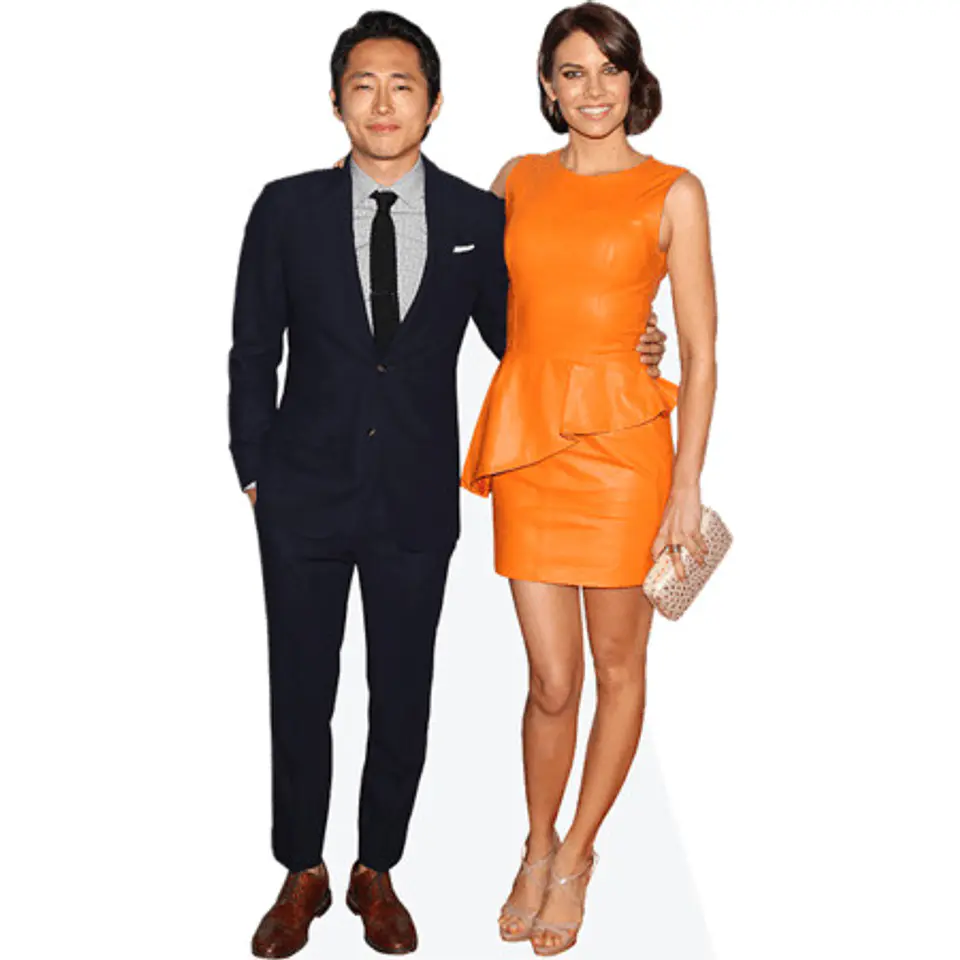 Lauren Cohan And Steven Yeun 1