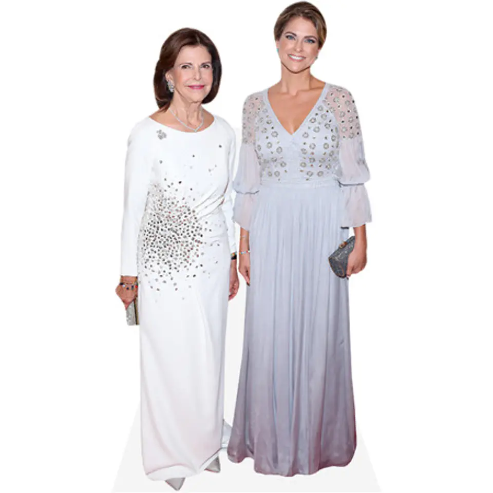 Queen Silvia Of Sweden And Princess Madeleine 1