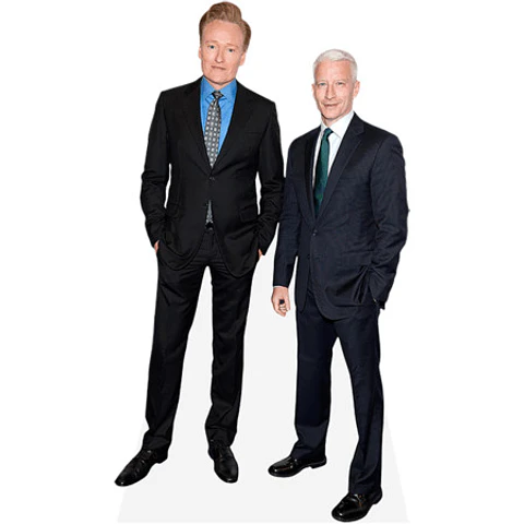Conan O'Brien And Anderson Cooper