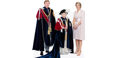Realeza Europea - Rey Guillermo -  Reina Isabel II - Reina Maxima 