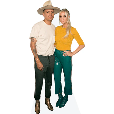 Evan Ross And Ashlee Simpson (