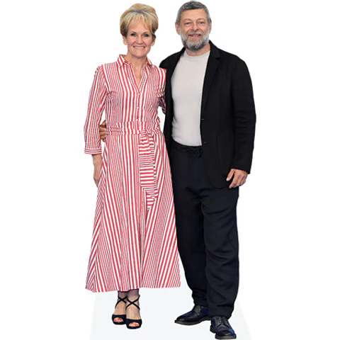 Lorraine Ashbourne and Andy Serkis