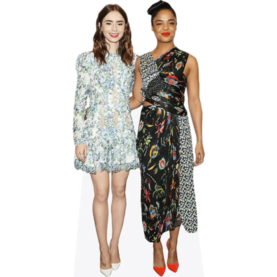 Lily Collins And Tessa Thompson 1