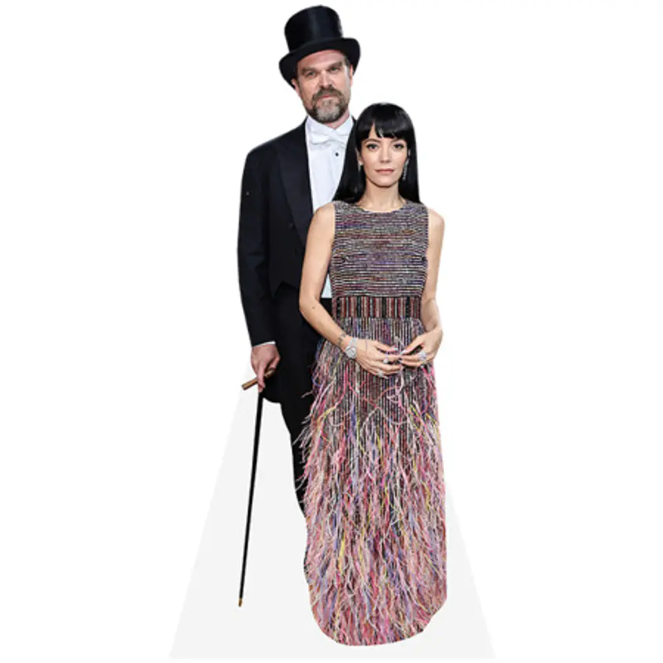 David Harbour And Lily Allen 1