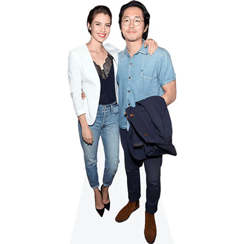 Lauren Cohan And Steven Yeun