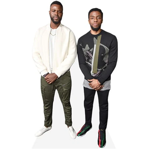 Winston Duke And Chadwick Boseman