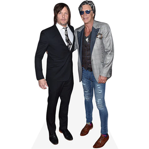 Norman Reedus And Mickey Rourke