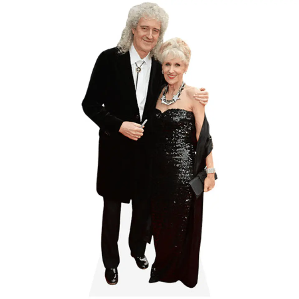 Brian May And Anita Dobson 1