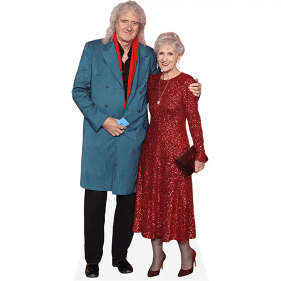 Brian May And Anita Dobson 1