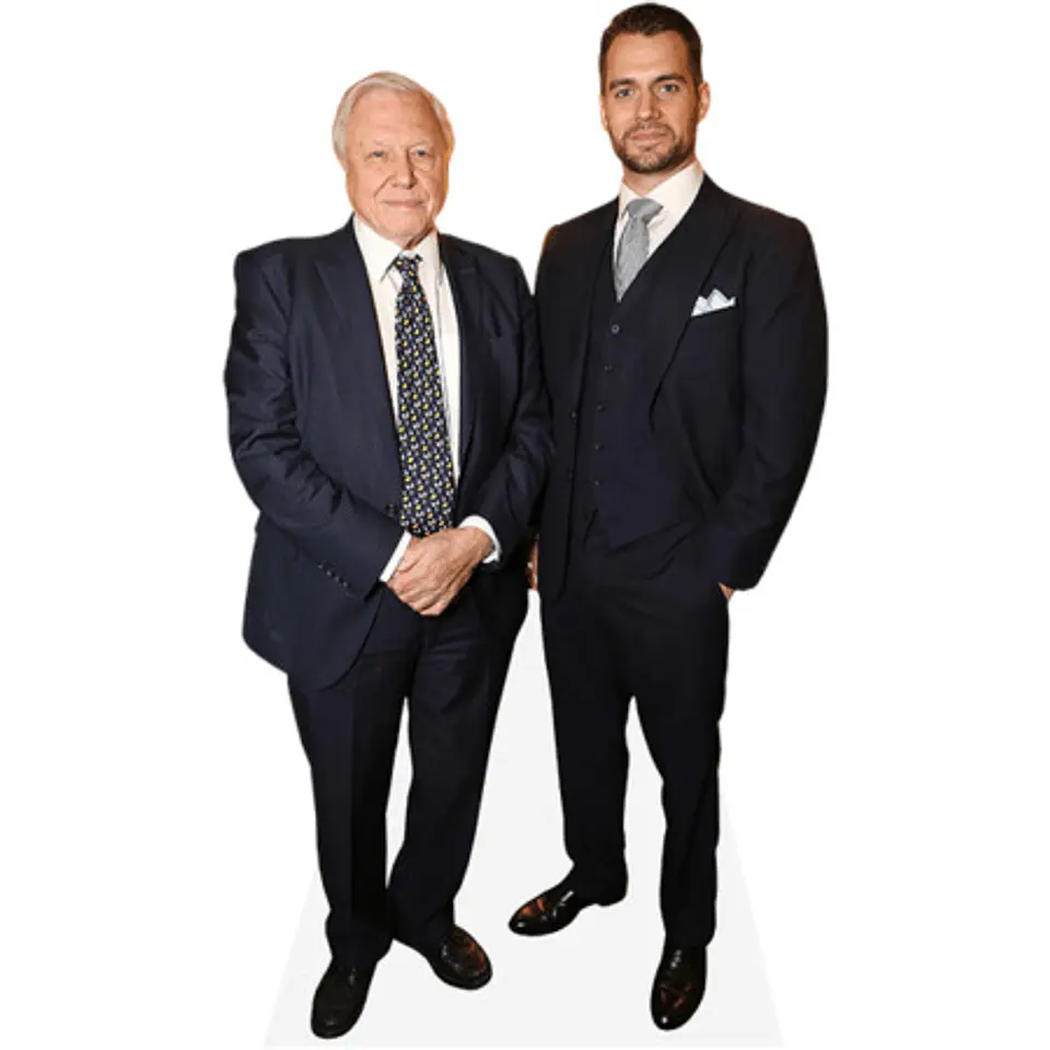 David Attenborough And Henry Cavill 1