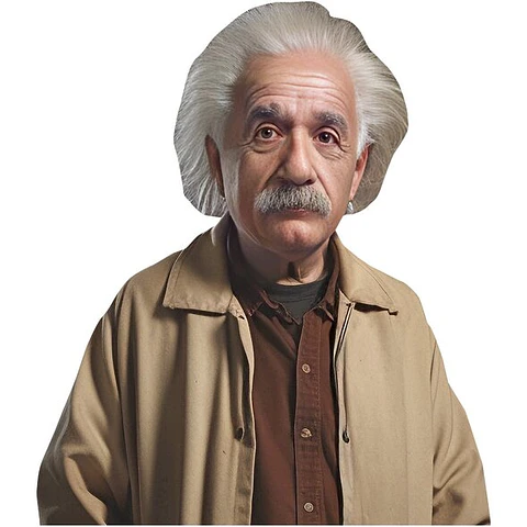 Albert Einstein (Beige)