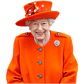 HRH The Queen (Orange Outfit) - Miniatura 1