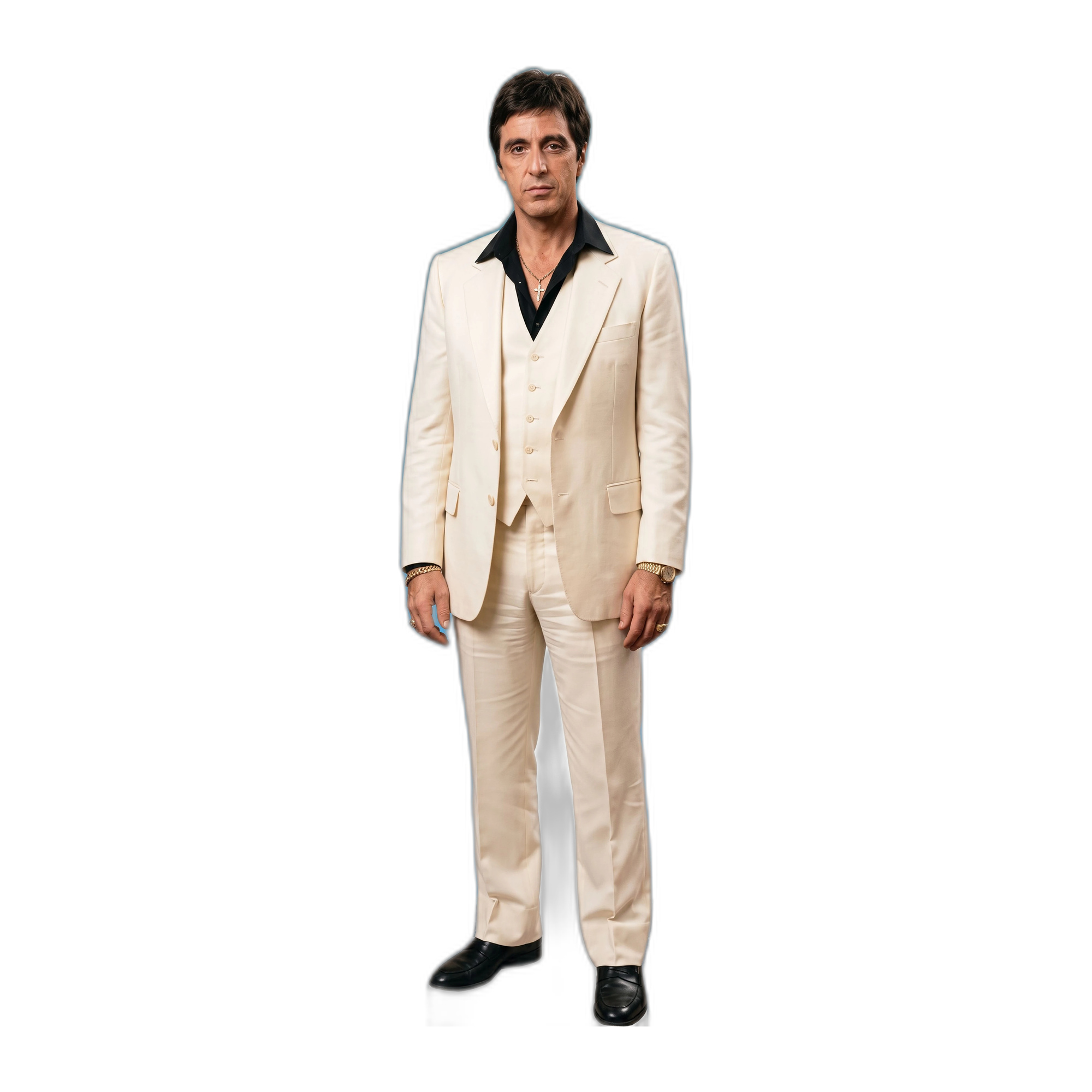 AL PACINO TONY MONTANA ESMOQUIN BLANCO 1