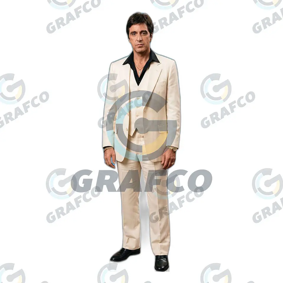Al Pacino Tony Montana Esmoquin Blanco 1
