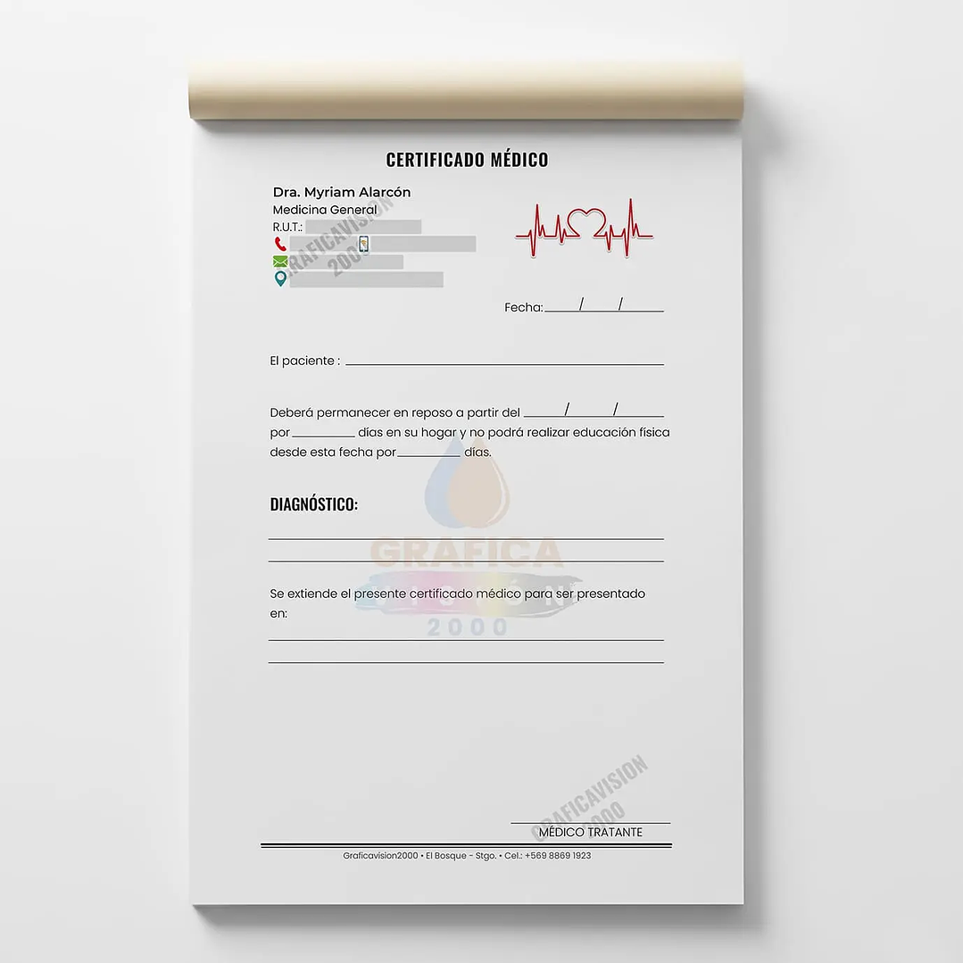 Certificados Médicos Personalizados 1