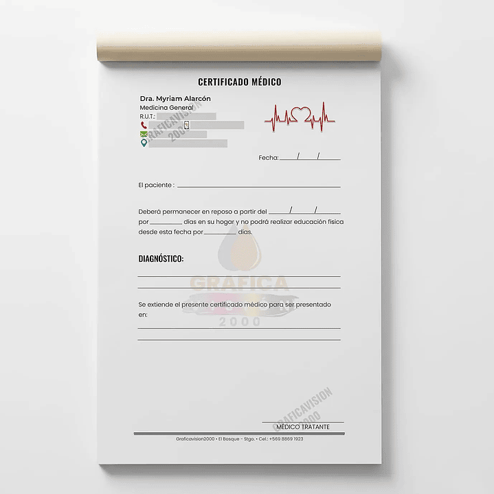 Certificados Médicos Personalizados 1
