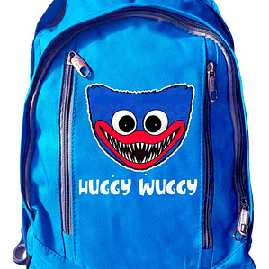 Mochila Huggy Wuggy Playtime Niños Azul 15 Litros - Grafimax