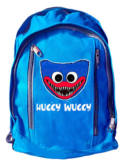 Mochila Huggy Wuggy Playtime Niños Azul 15 Litros - Grafimax 1