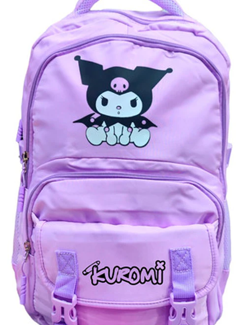Mochila Kawaii Morada Kuro 22 Litros Seguridad Grafimax 1