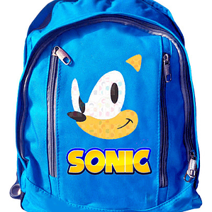 Mochila Sonic The Hedgehog Niños Azul 15 Litros Grafimax