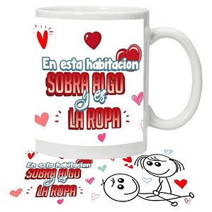 Tazón Amor Frases En Esta Habitación Sobra Algo Grafimax