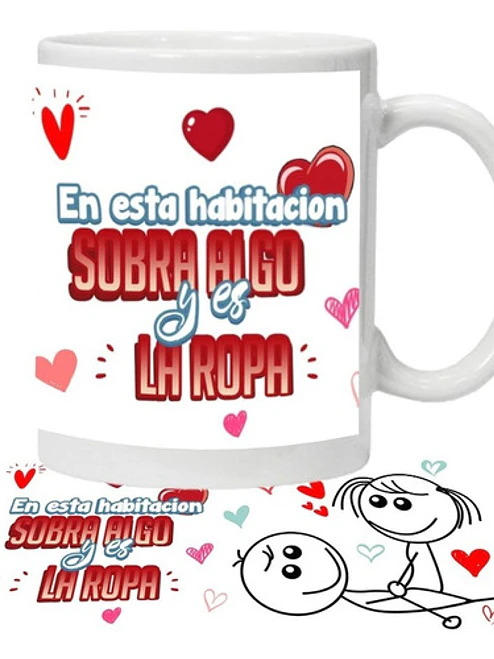 Tazón Amor Frases En Esta Habitación Sobra Algo Grafimax 1