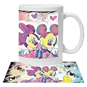 Tazón Amor Mickey Y Minnie Grafimax