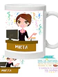 Tazón Aquí­ Toma La Mejor Secretaria Personalizado Grafimax - Miniatura 1