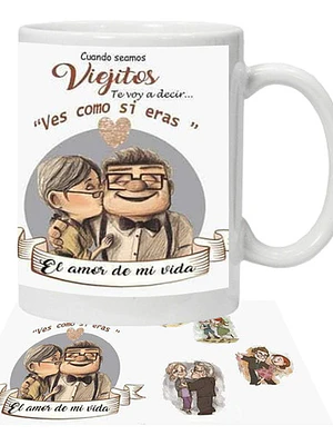 Tazón Amor Frases Eras El Amor De Mi Vida Up Grafimax