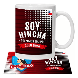 Tazón Soy Hincha Del Mejor Equipo Colo Colo Grafimax