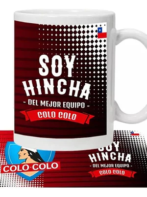 Tazón Soy Hincha Del Mejor Equipo Colo Colo Grafimax