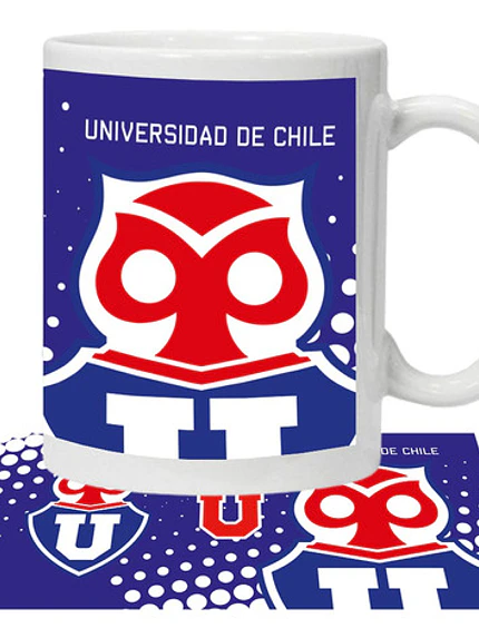 Tazón Equipo De Football U. De Chile Grafimax 1