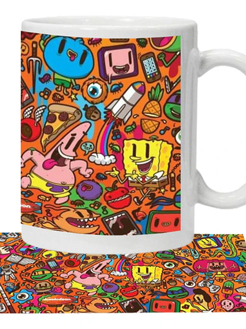 Tazón Dibujo Series Nickelodeon Grafimax 1
