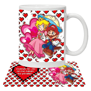 Tazón Amor Frases Cuando Te Veo Mario Grafimax